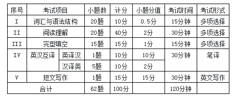 2023年四川省四川工商学院专升本大学英语艺术类考试大纲(图2)