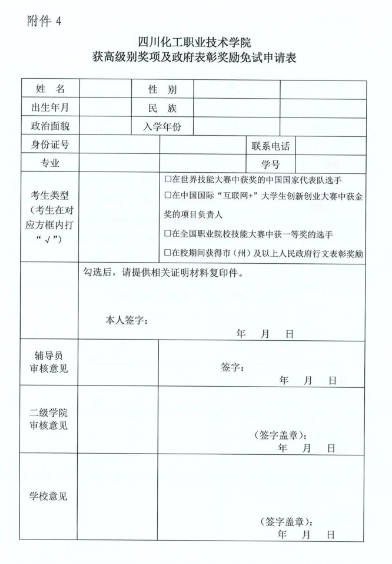 2024年四川化工职业技术学院专升本免试生报名审核通知(图5)